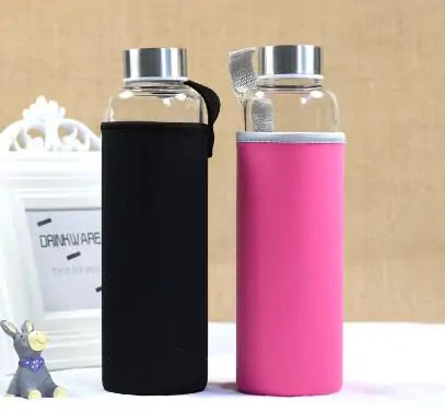 Glass Sport Water Bottle