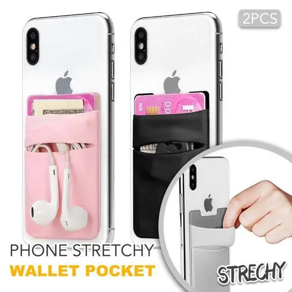 Phone Stretchy Wallet Pocket